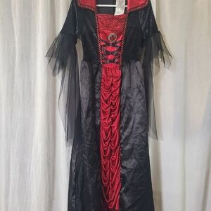 Spirit Halloween Red/Black Royal Vampire in Child Small